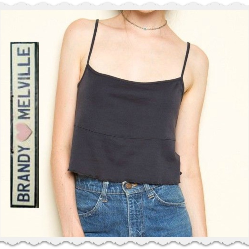Brandy Melville Navy Blue Alani tank